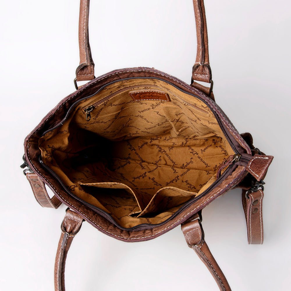 American Darling Tote Saddle Blanket Genuine Leather