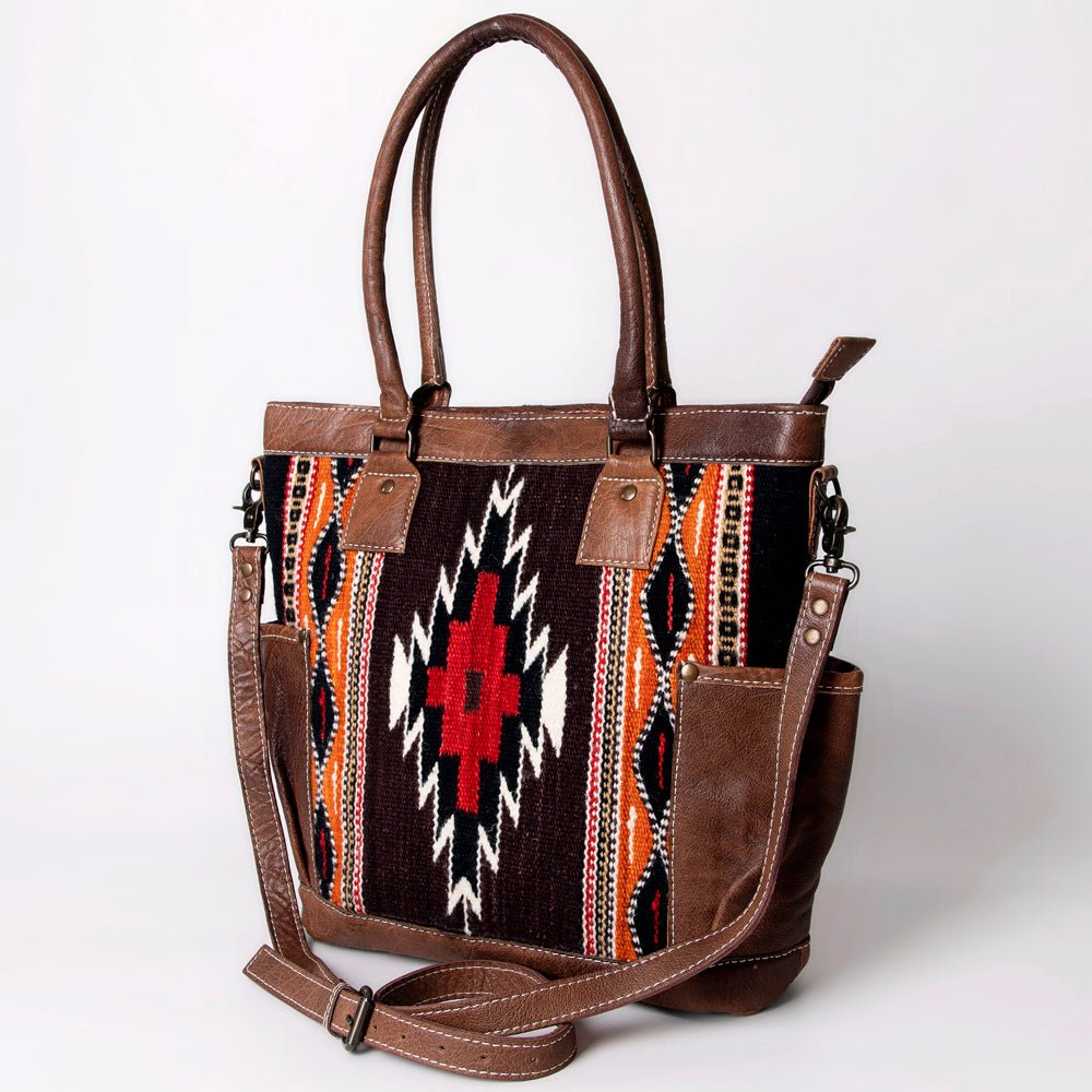 American Darling Tote Saddle Blanket Genuine Leather