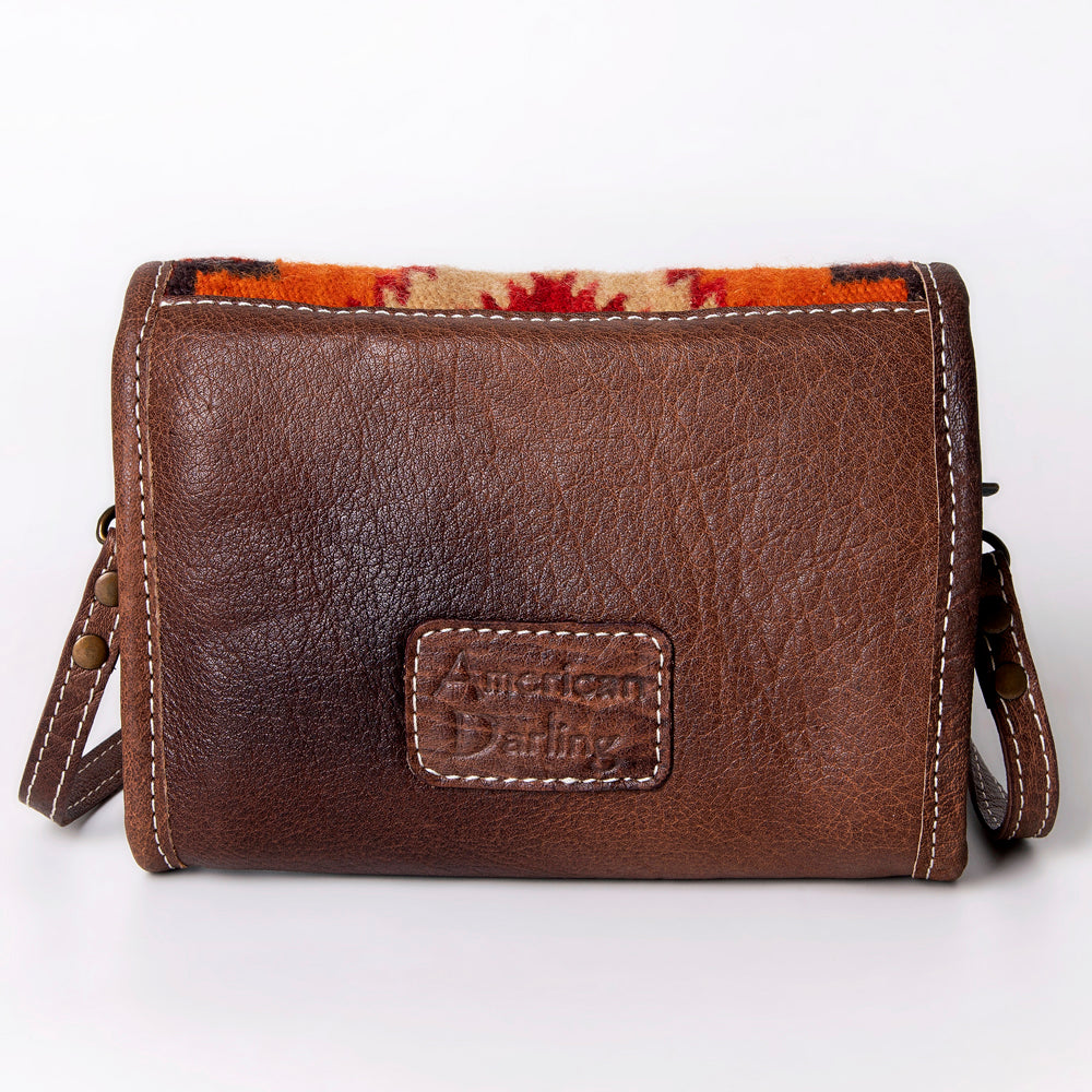 American Darling Messenger Saddle Blanket Genuine Leather