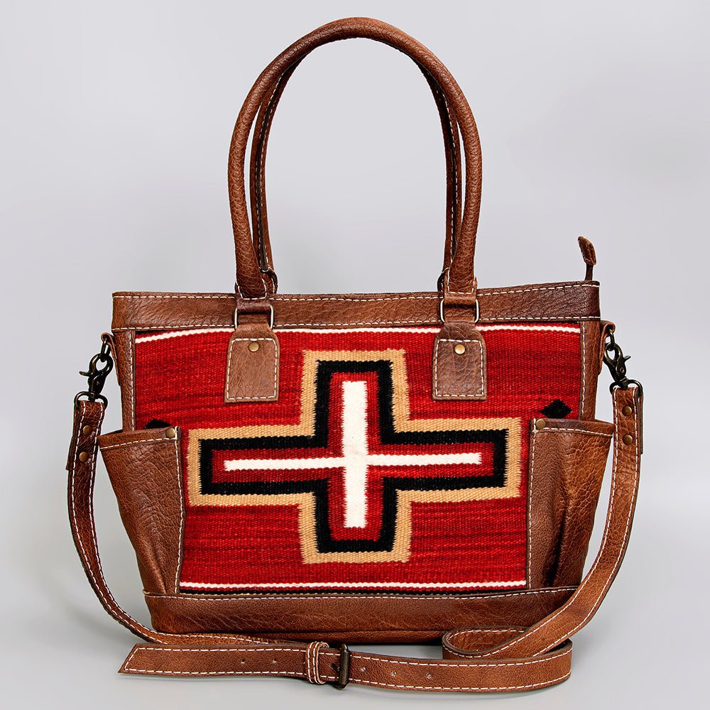 American Darling Tote Saddle Blanket Genuine Leather