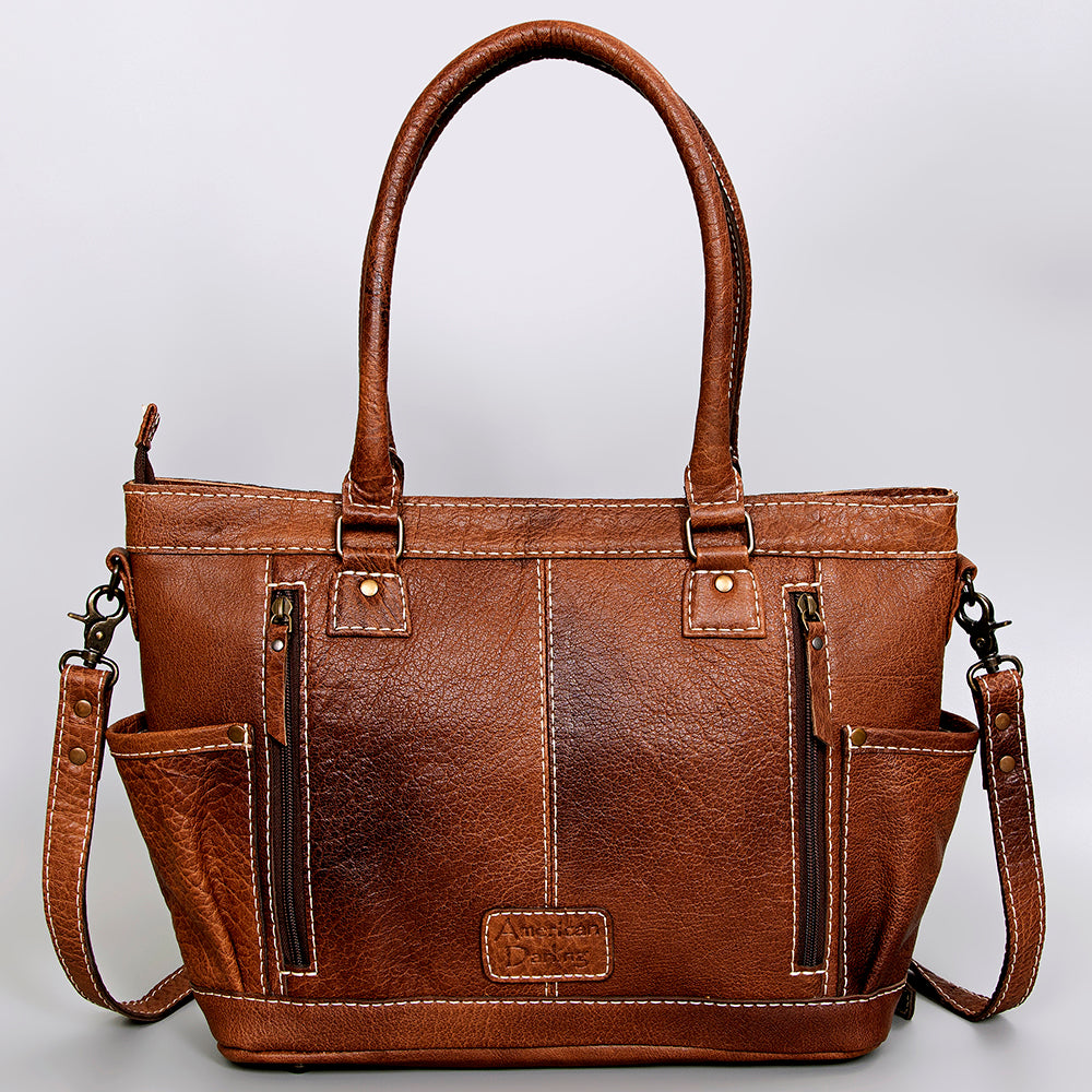 American Darling Women's Tote Bag Western Saddle Blanket Genuine Leather Handbag and Ladies Purse