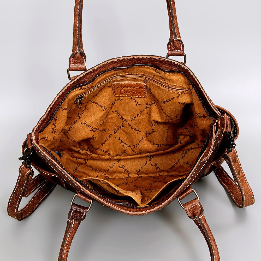 American Darling Tote Saddle Blanket Genuine Leather
