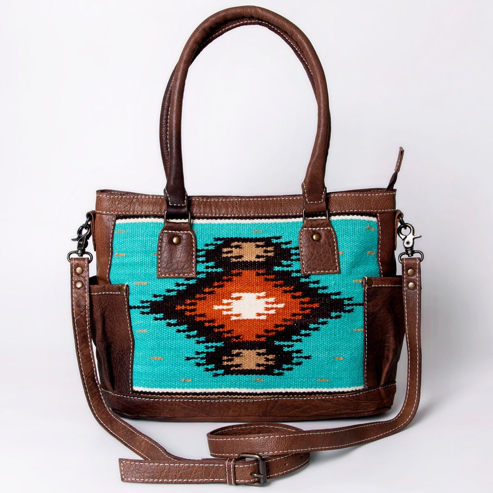 American Darling Tote Saddle Blanket Genuine Leather
