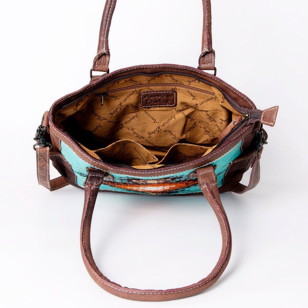 American Darling Tote Saddle Blanket Genuine Leather