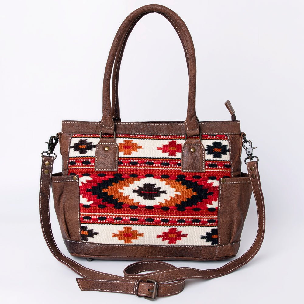 American Darling Tote Saddle Blanket Genuine Leather