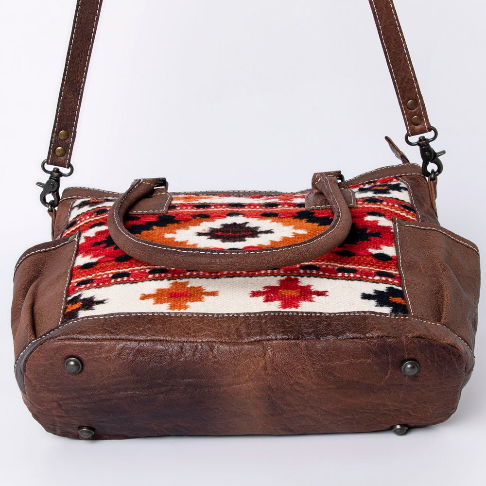 American Darling Tote Saddle Blanket Genuine Leather