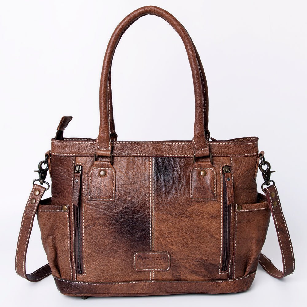 American Darling Tote Saddle Blanket Genuine Leather