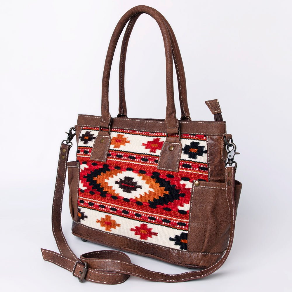 American Darling Tote Saddle Blanket Genuine Leather