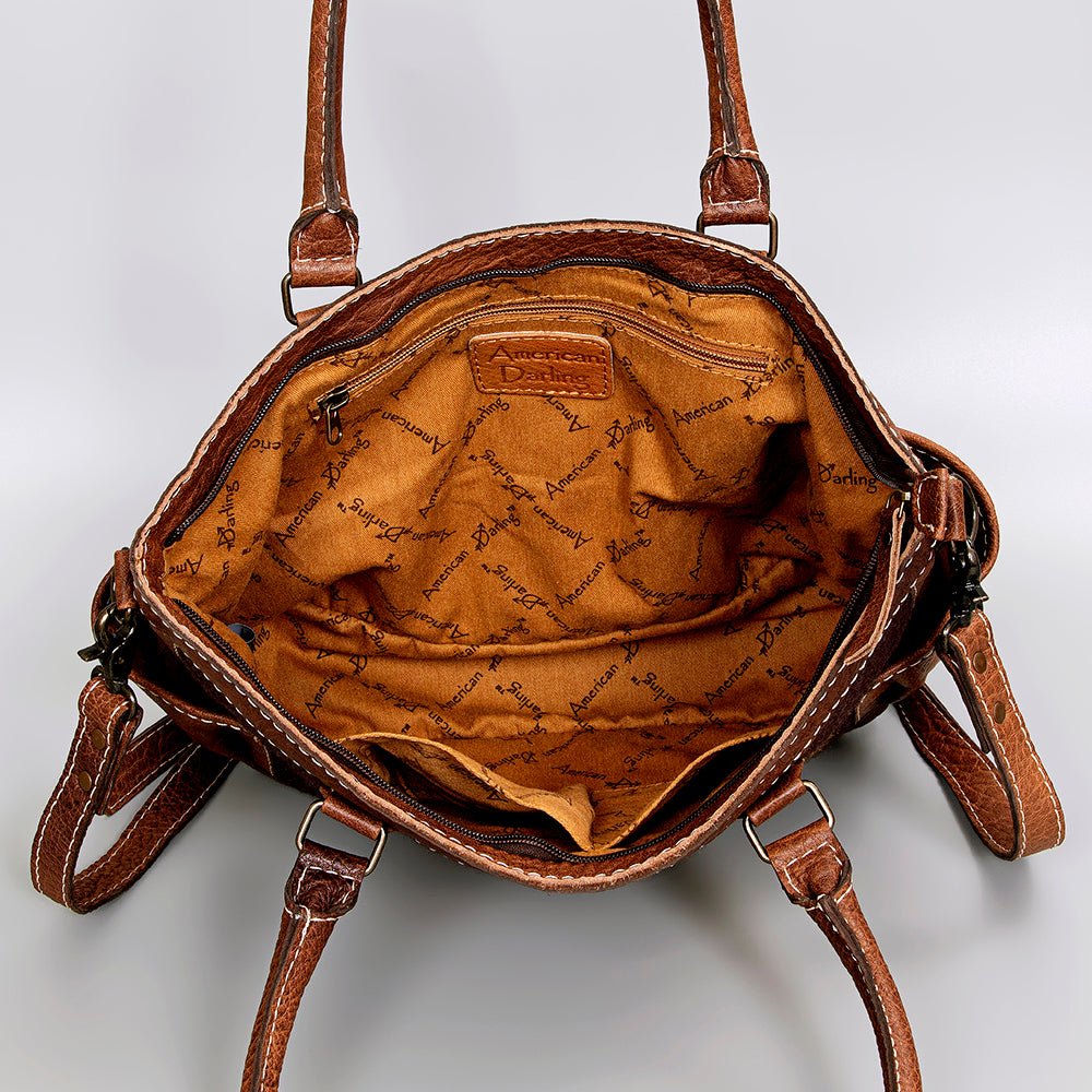 American Darling Tote Saddle Blanket Genuine Leather