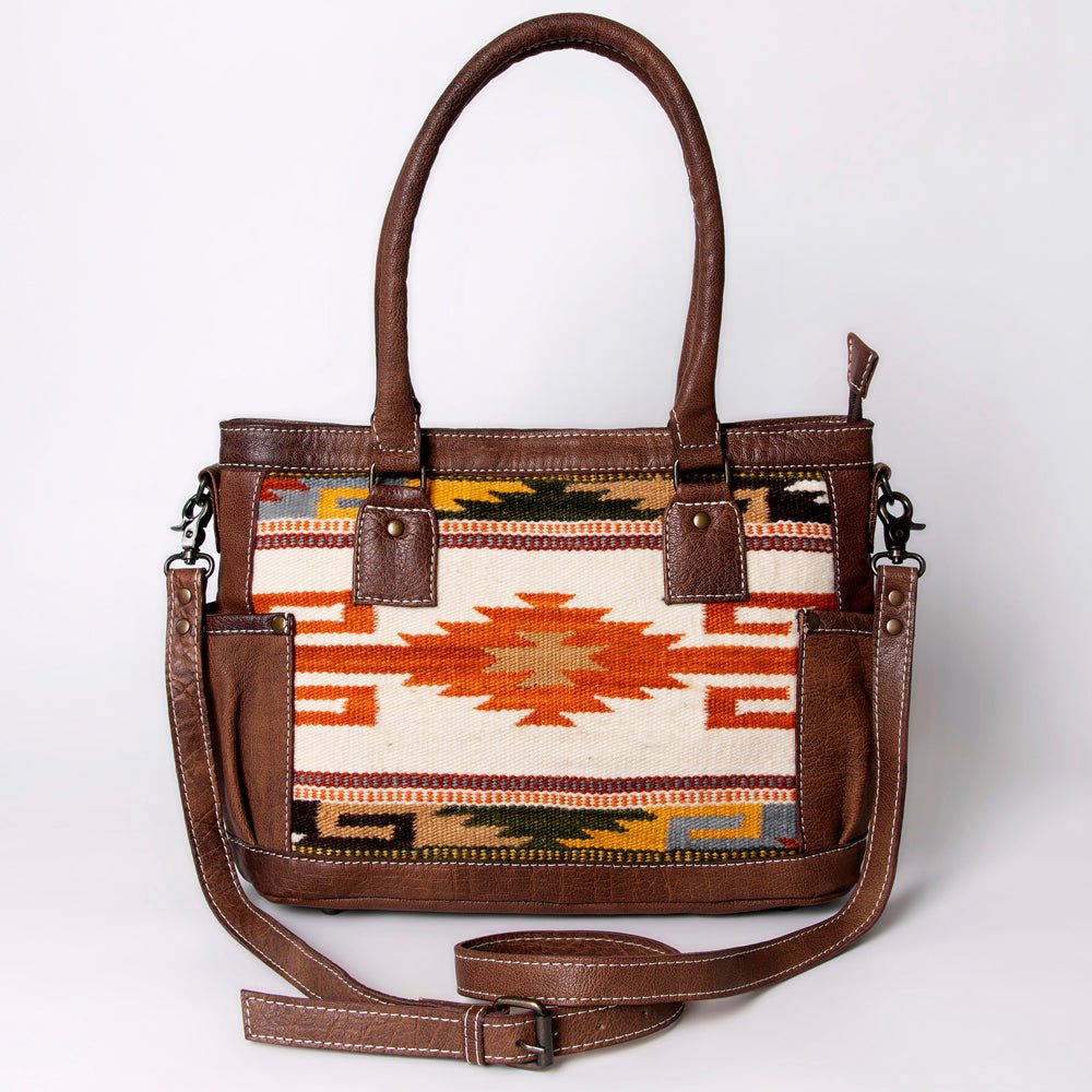 American Darling Tote Saddle Blanket Genuine Leather