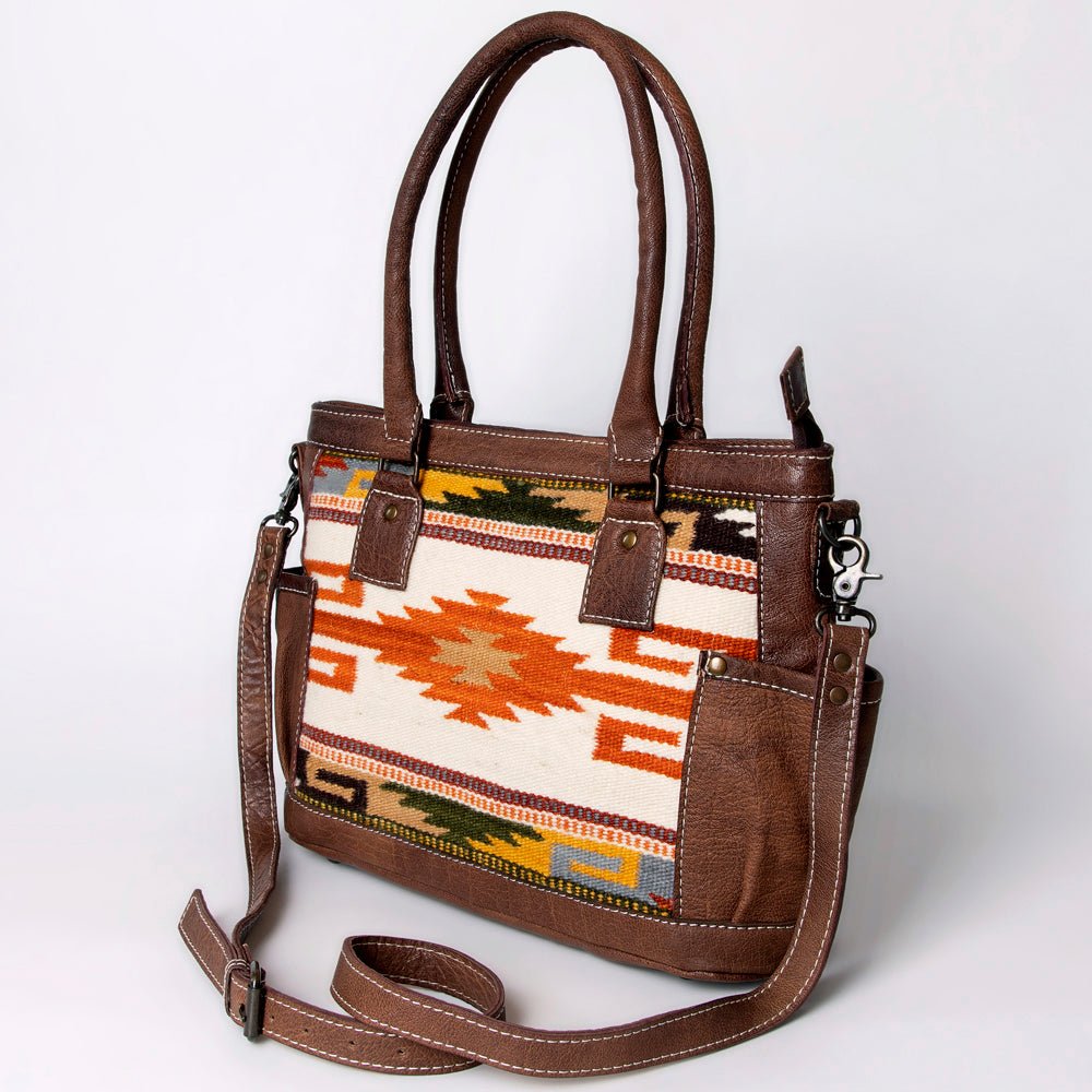 American Darling Tote Saddle Blanket Genuine Leather