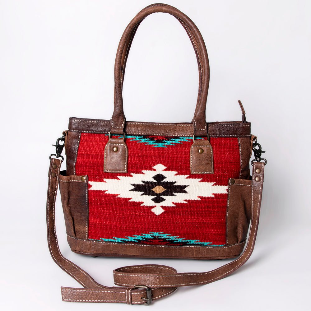 American Darling Tote Saddle Blanket Genuine Leather