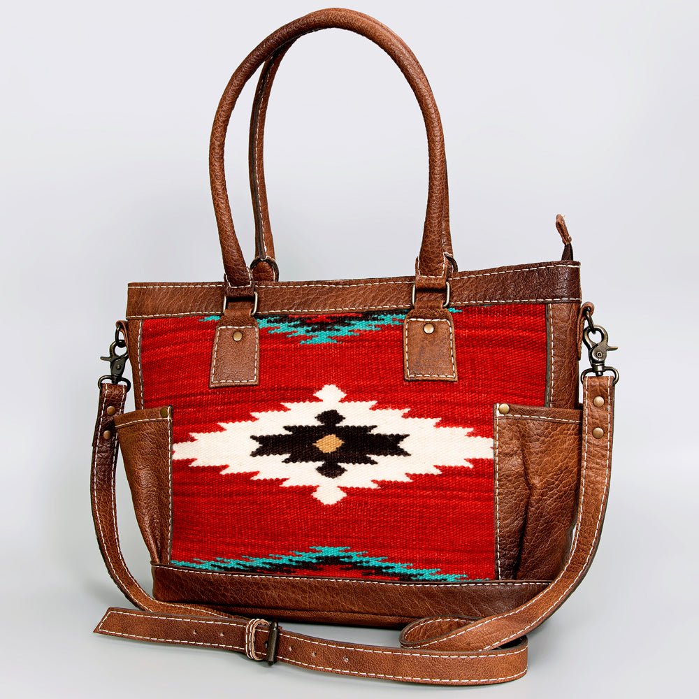 American Darling Tote Saddle Blanket Genuine Leather