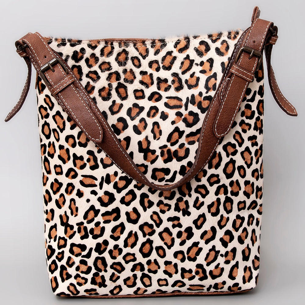 American Darling Hair-On Genuine Leather Hobo Bag