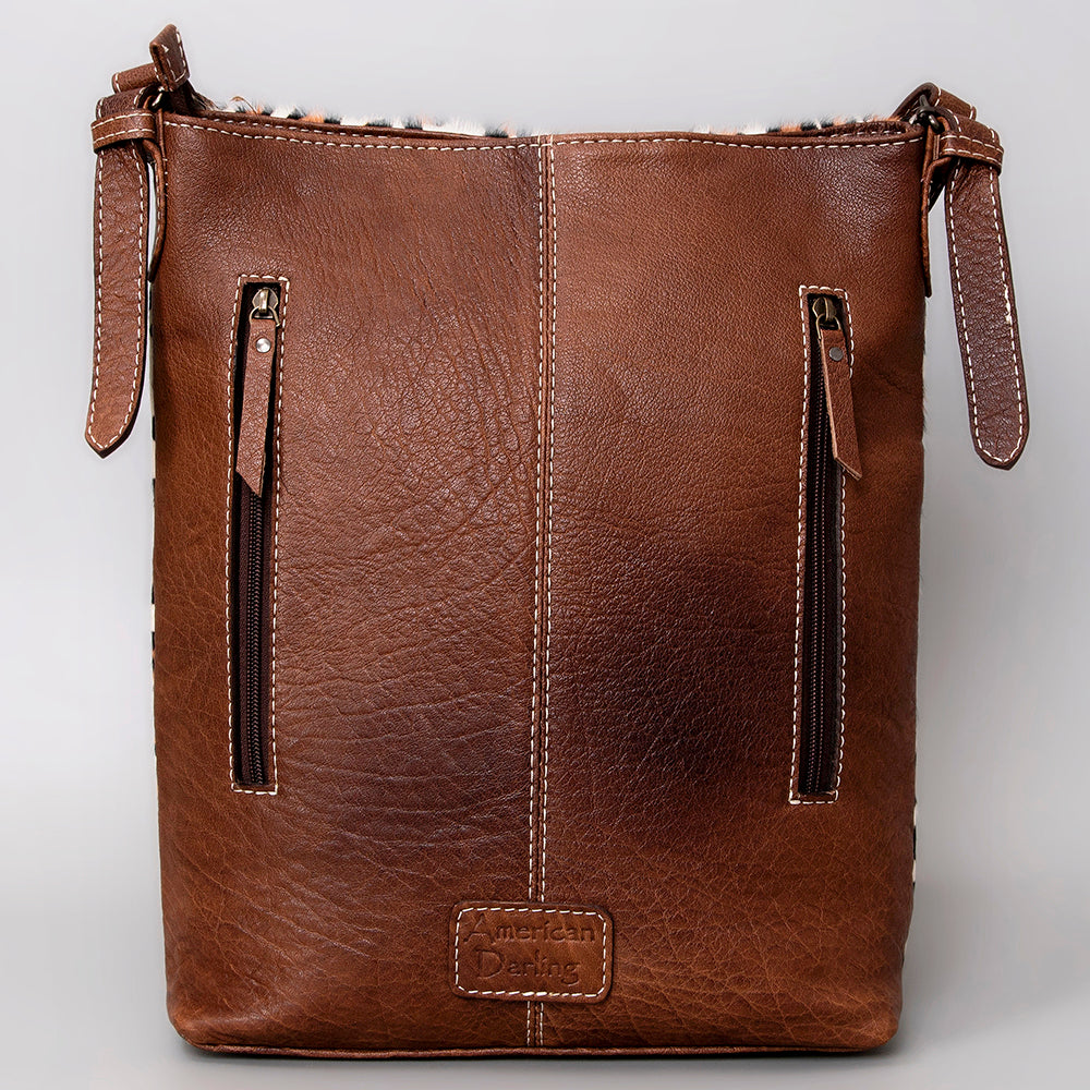 American Darling Hair-On Genuine Leather Hobo Bag