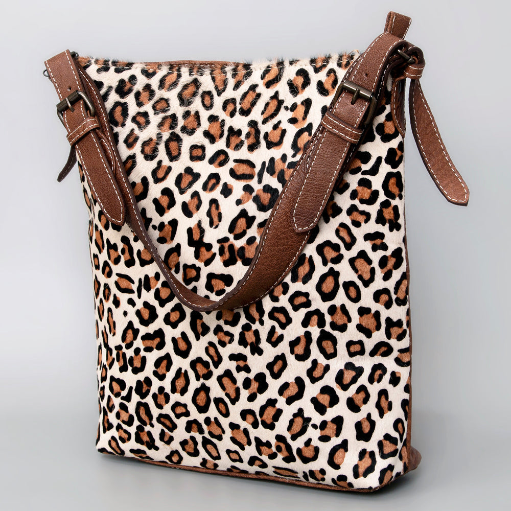 American Darling Hair-On Genuine Leather Hobo Bag
