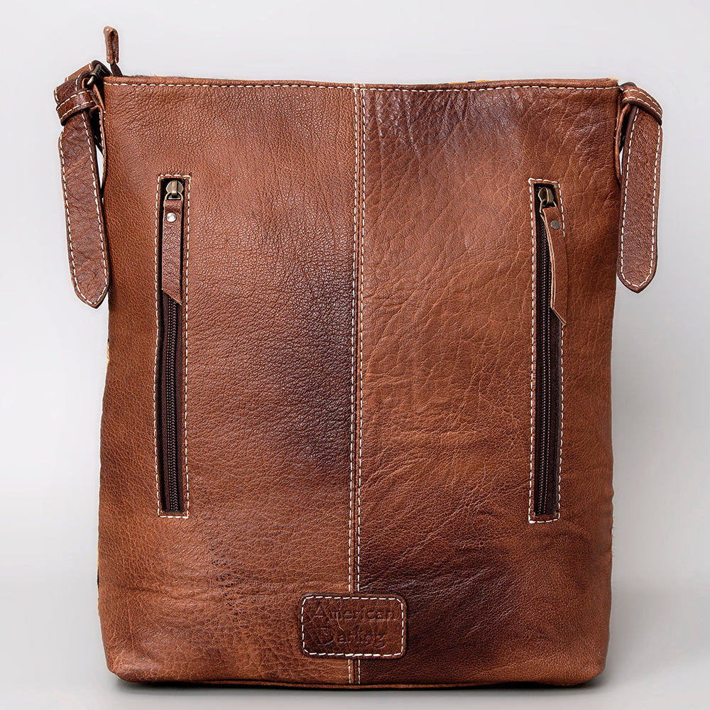 American Darling Women's Hobo Bag Western Hair-on Genuine Leather Handbag and Ladies Purse