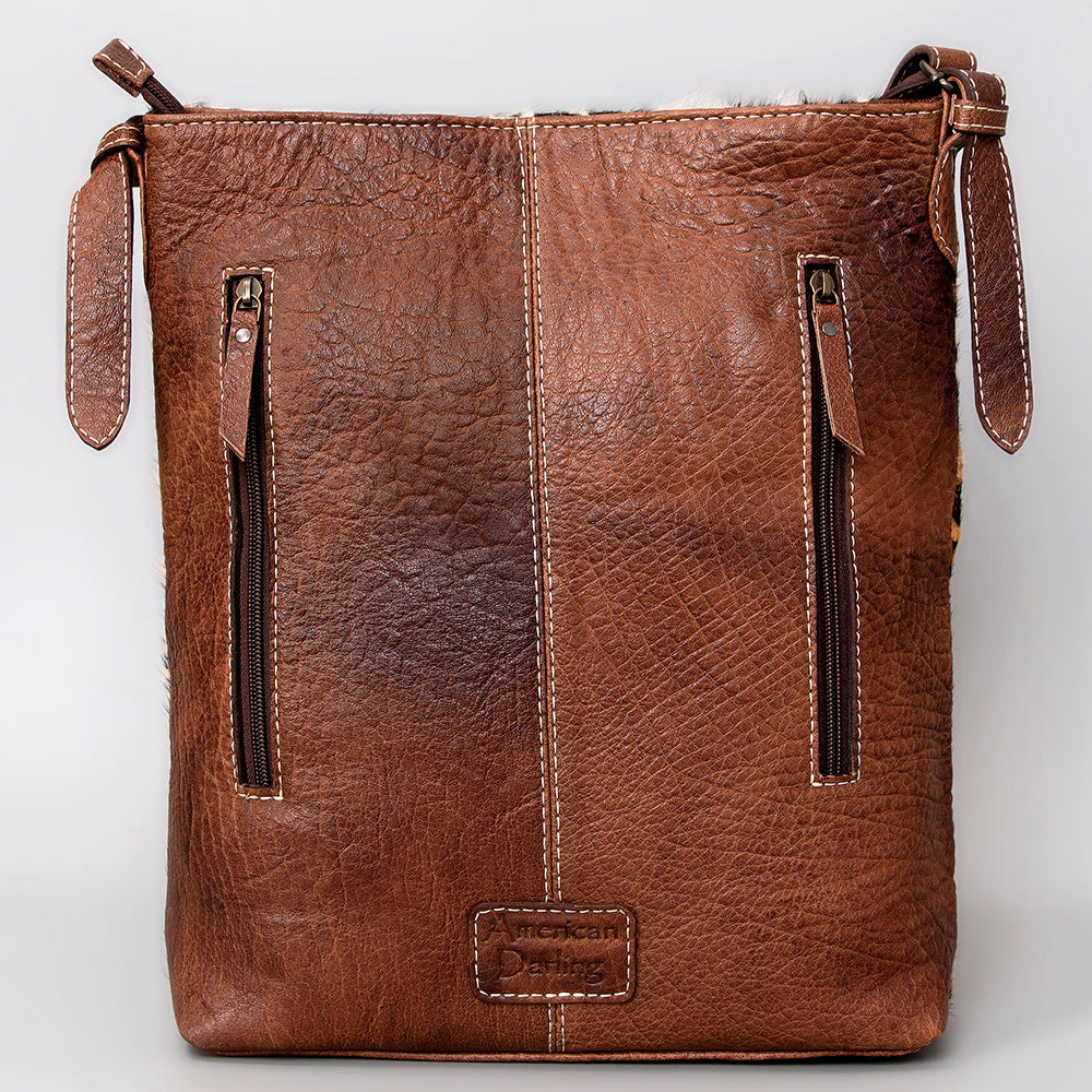 American Darling Hair-On Genuine Leather Hobo Bag