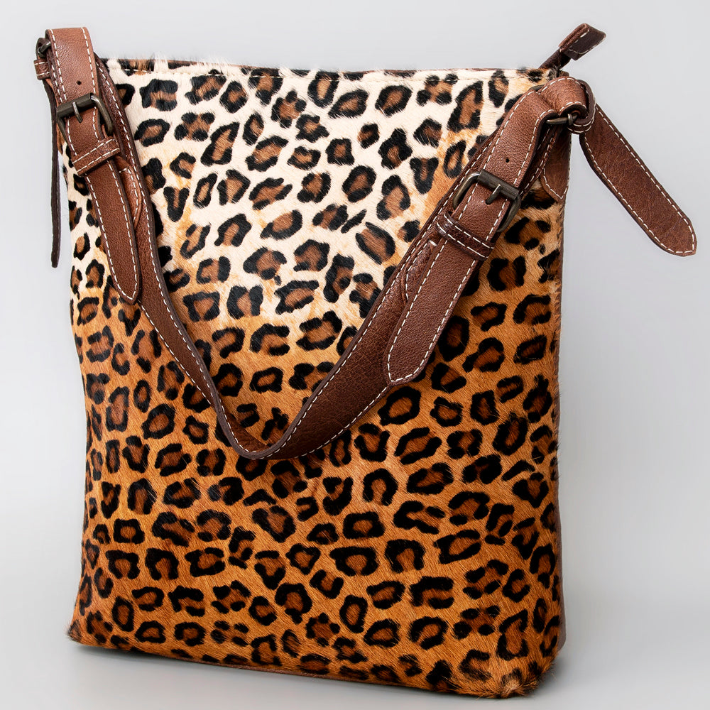American Darling Hair-On Genuine Leather Hobo Bag