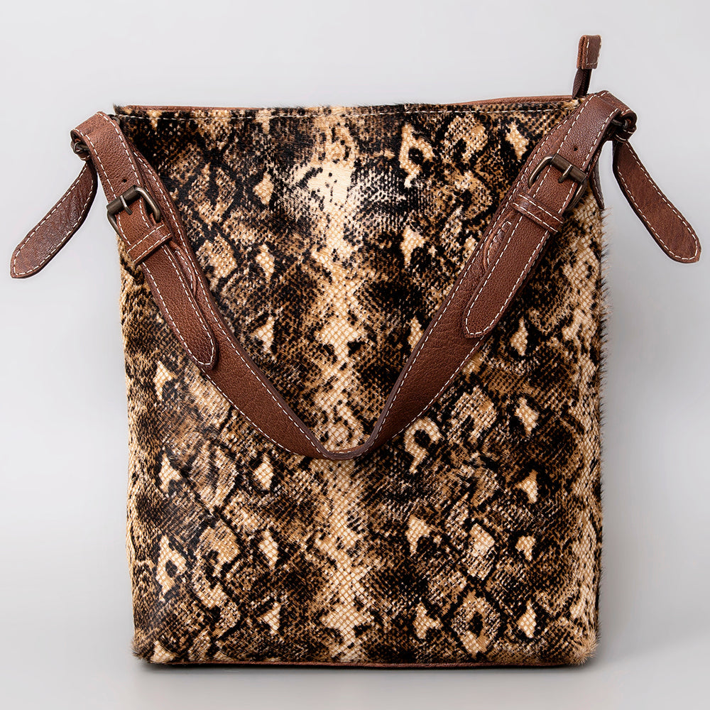 American Darling Hair-On Genuine Leather Hobo Bag