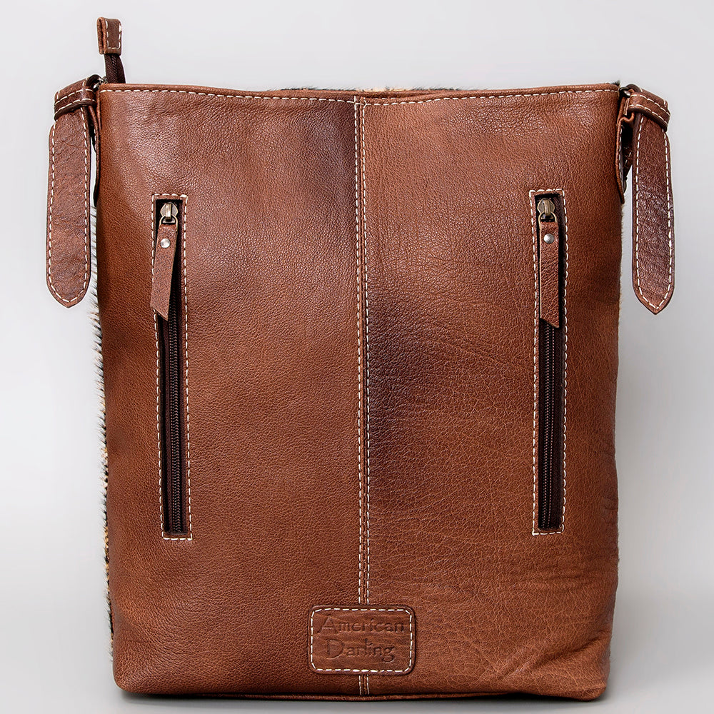 American Darling Hair-On Genuine Leather Hobo Bag