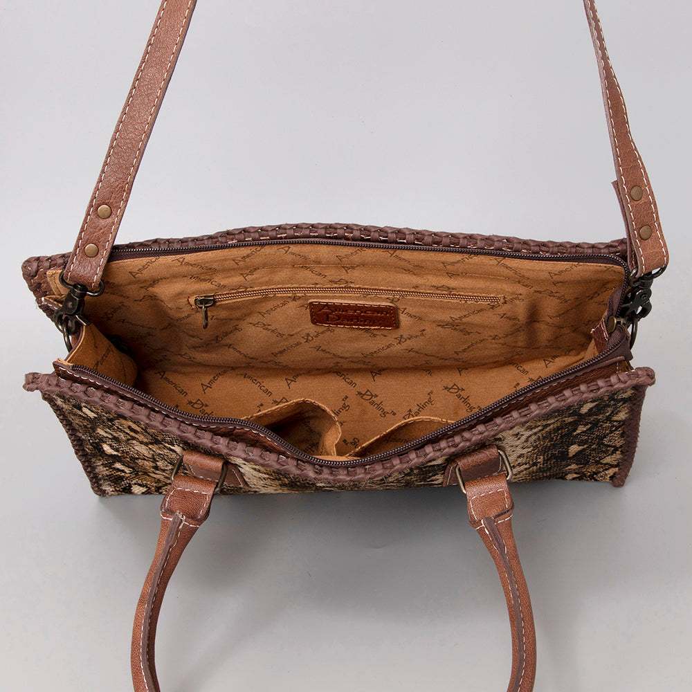 American Darling Hair-On Genuine Leather Tote