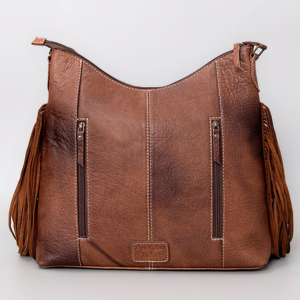 American Darling Hair-On Genuine Leather Hobo Bag