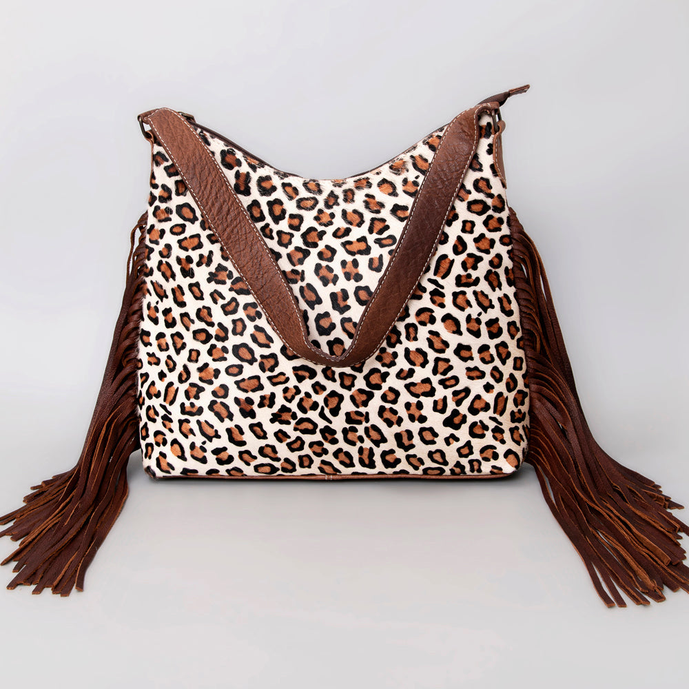 American Darling Hair-On Genuine Leather Hobo Bag