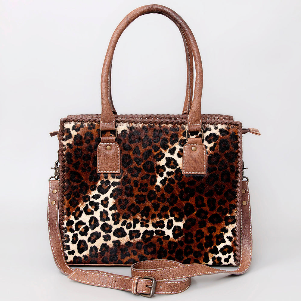 American Darling Hair-On Genuine Leather Hobo Bag