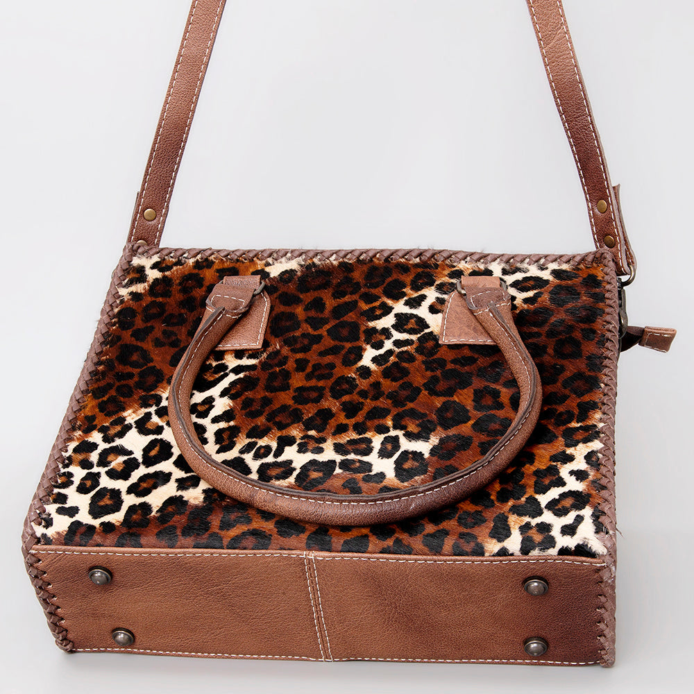 American Darling Hair-On Genuine Leather Hobo Bag