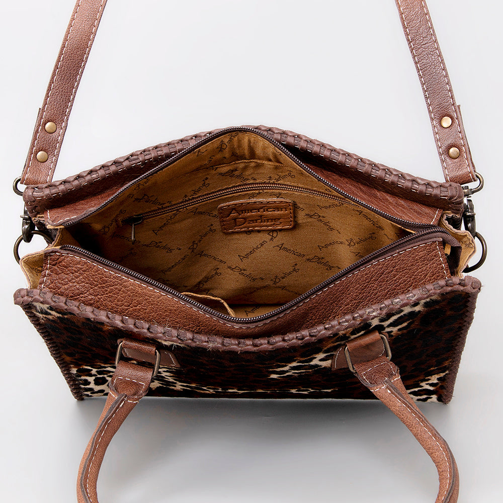 American Darling Hair-On Genuine Leather Hobo Bag