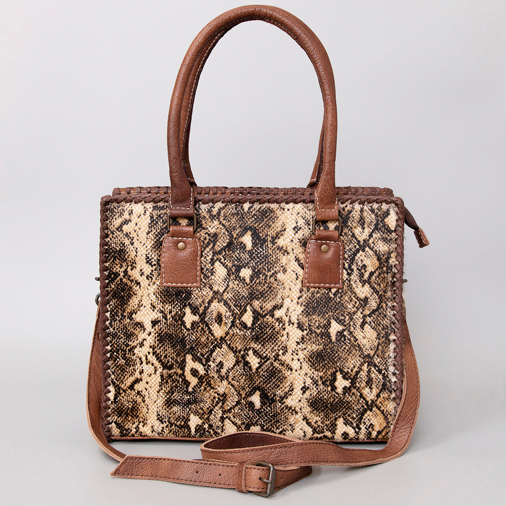 American Darling Hair-On Genuine Leather Hobo Bag