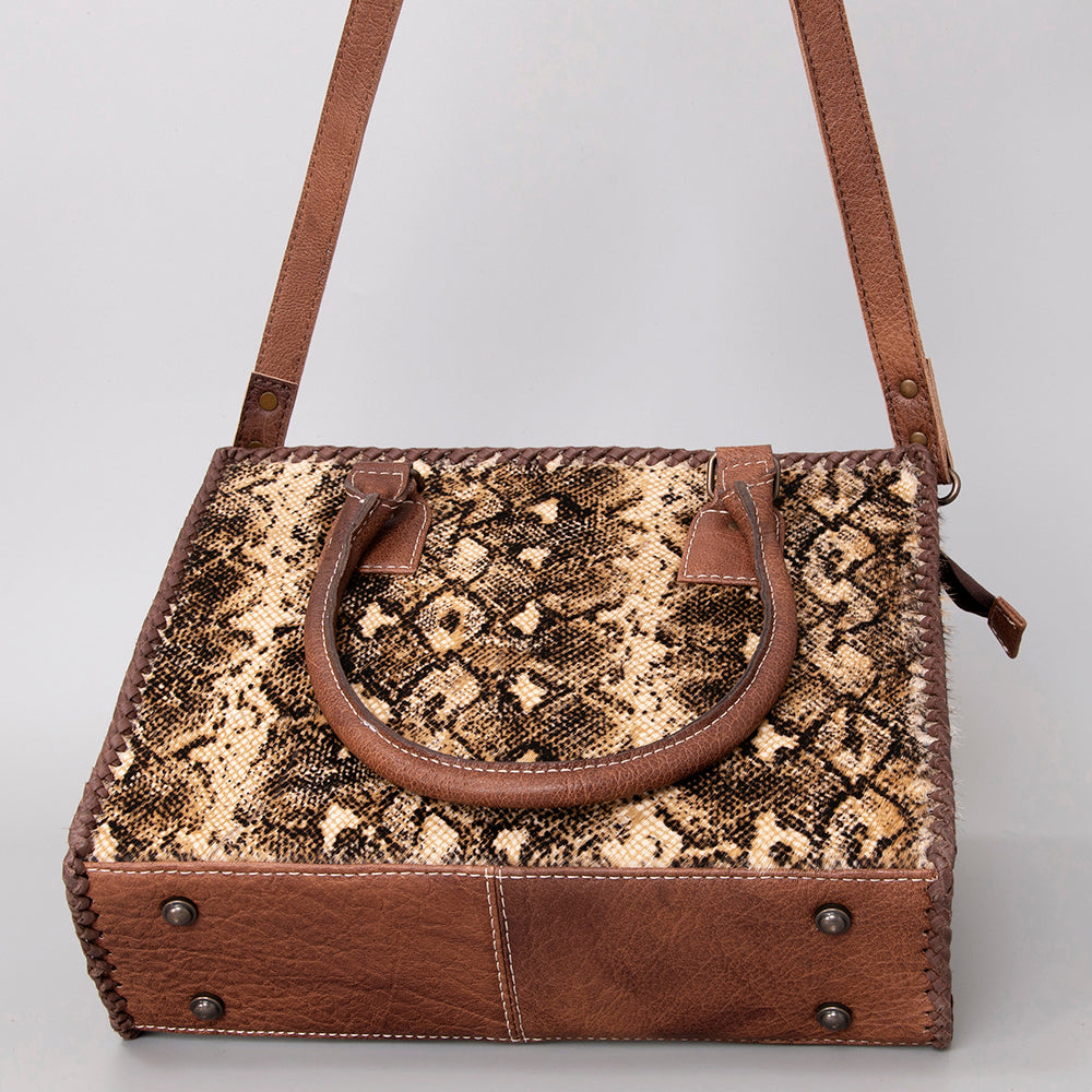 American Darling Hair-On Genuine Leather Hobo Bag