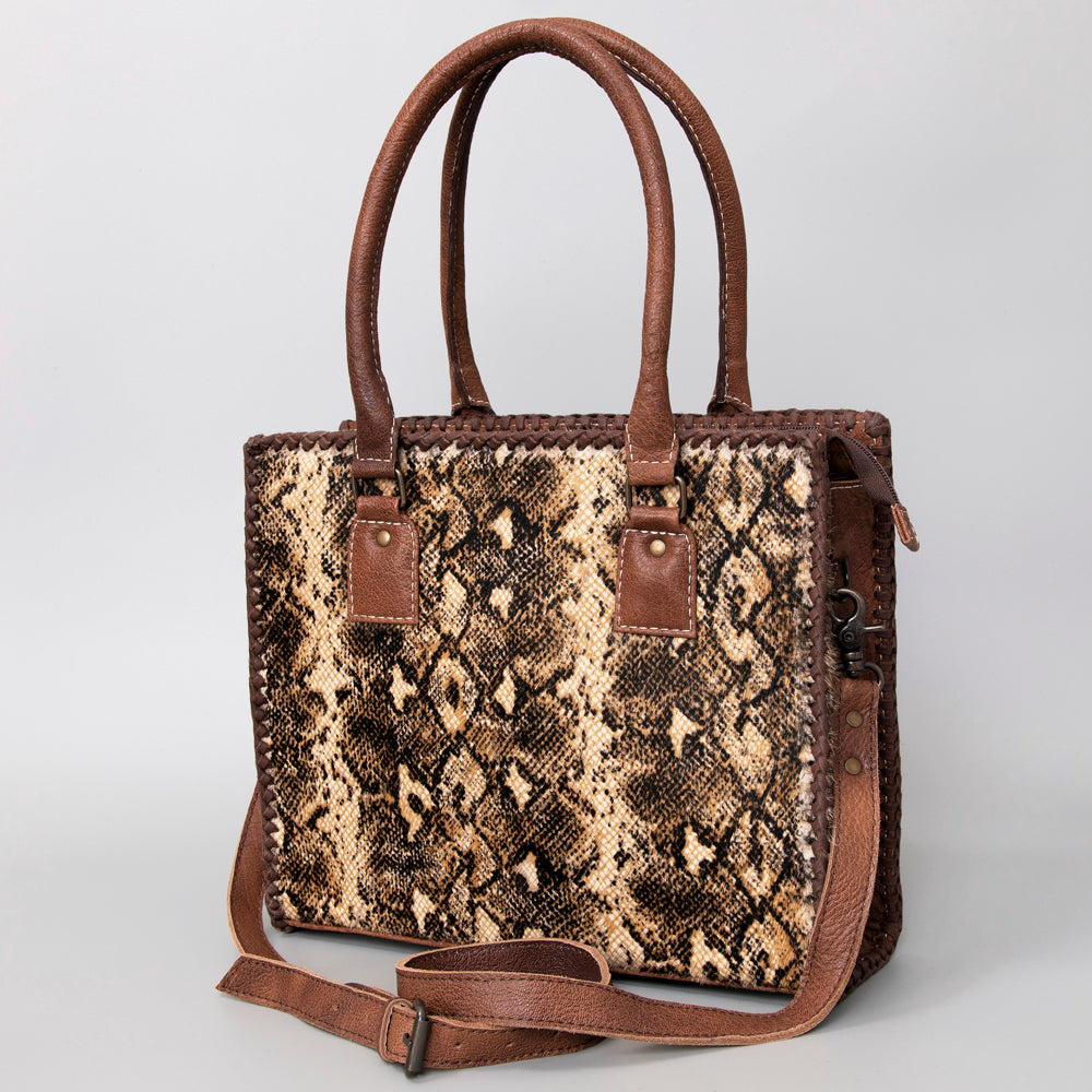 American Darling Hair-On Genuine Leather Hobo Bag