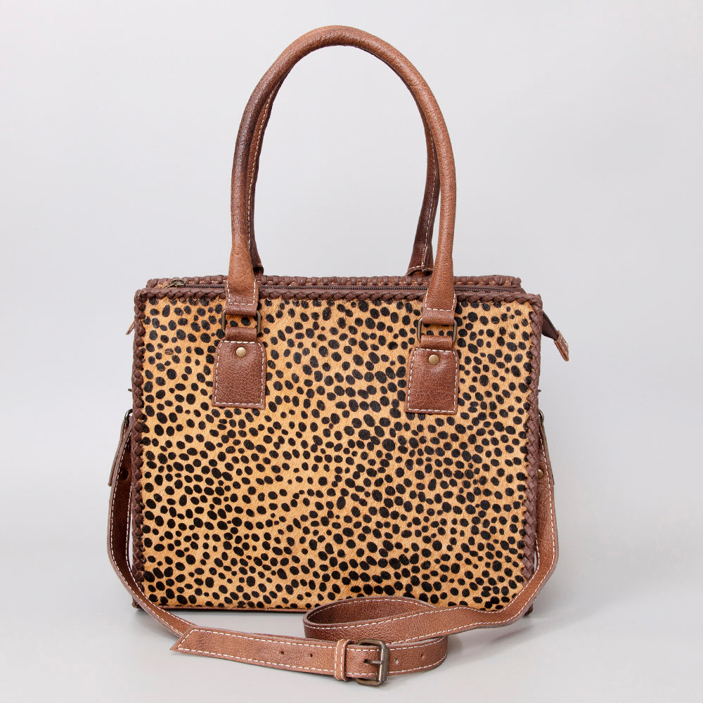American Darling Hair-On Genuine Leather Hobo Bag