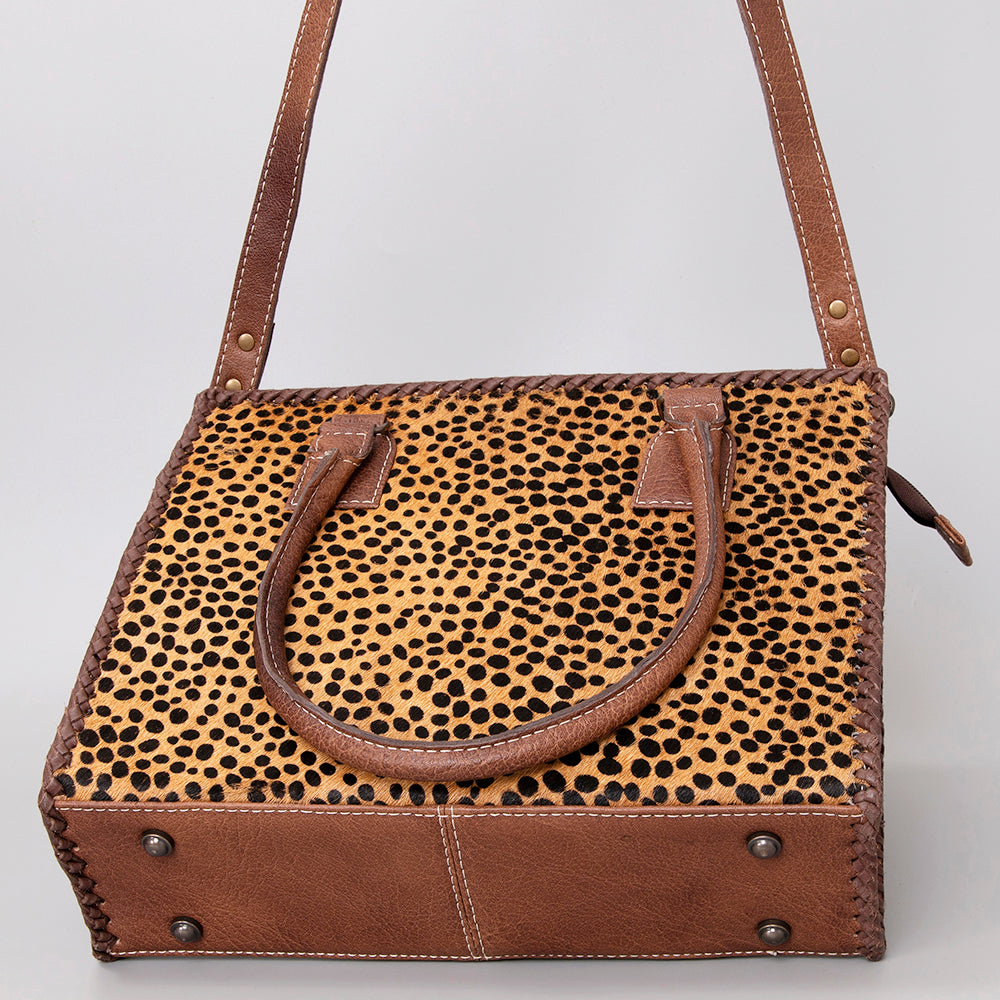 American Darling Hair-On Genuine Leather Hobo Bag