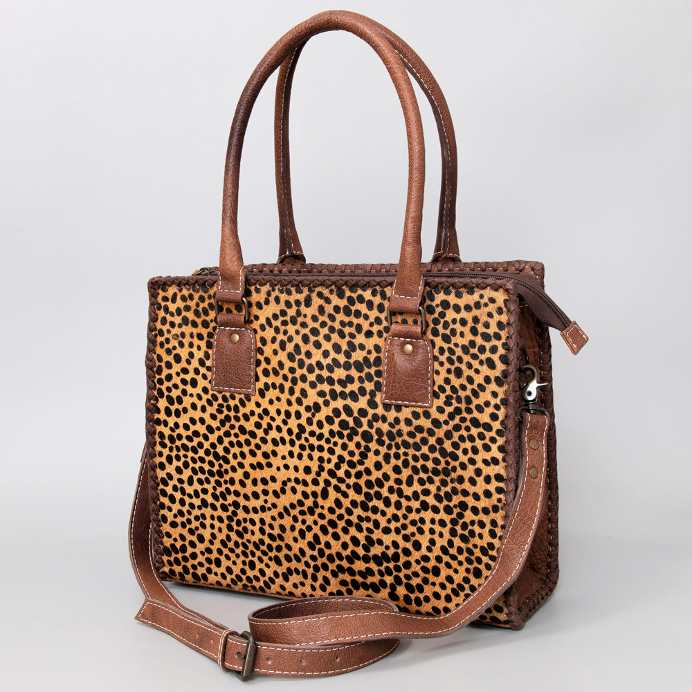 American Darling Hair-On Genuine Leather Hobo Bag