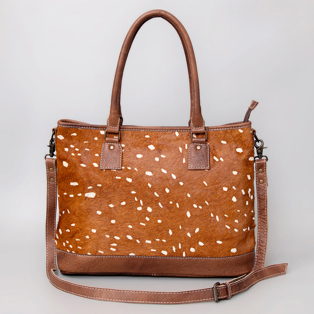 American Darling Hair-On Genuine Leather Hobo Bag
