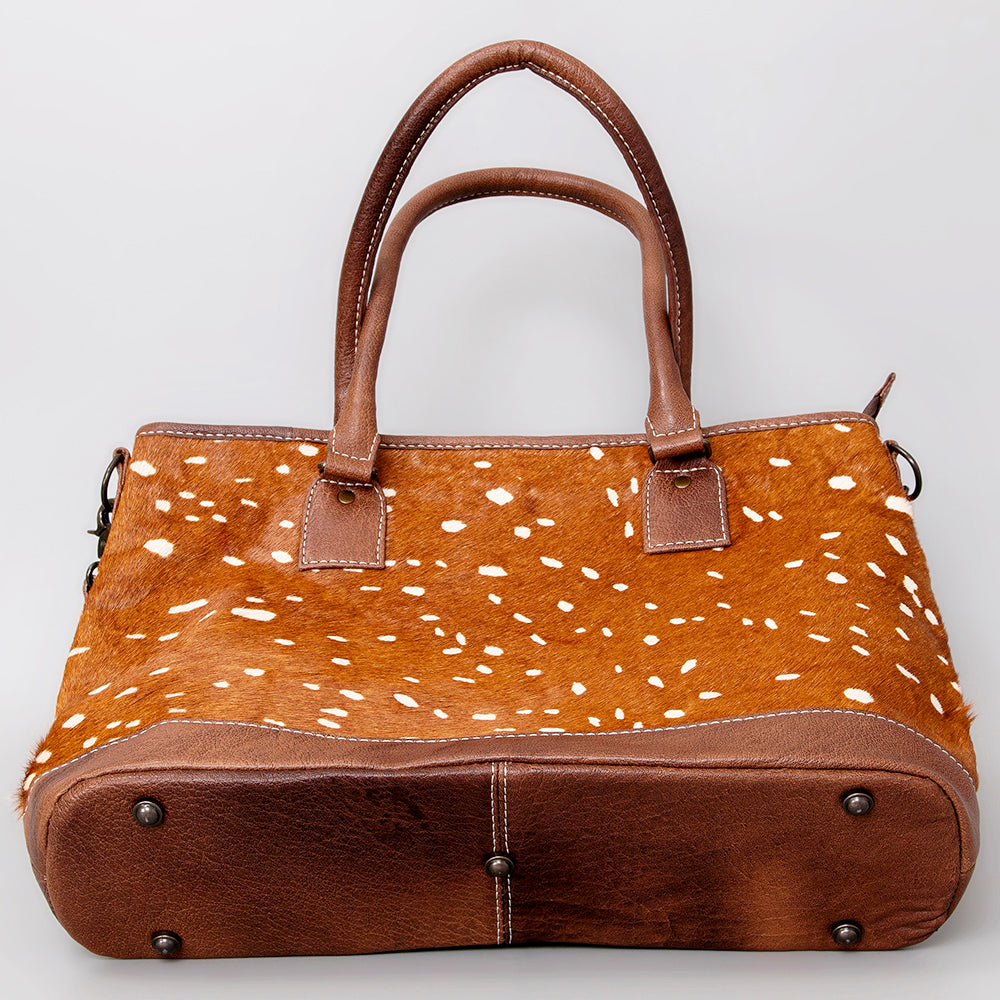 American Darling Hair-On Genuine Leather Hobo Bag
