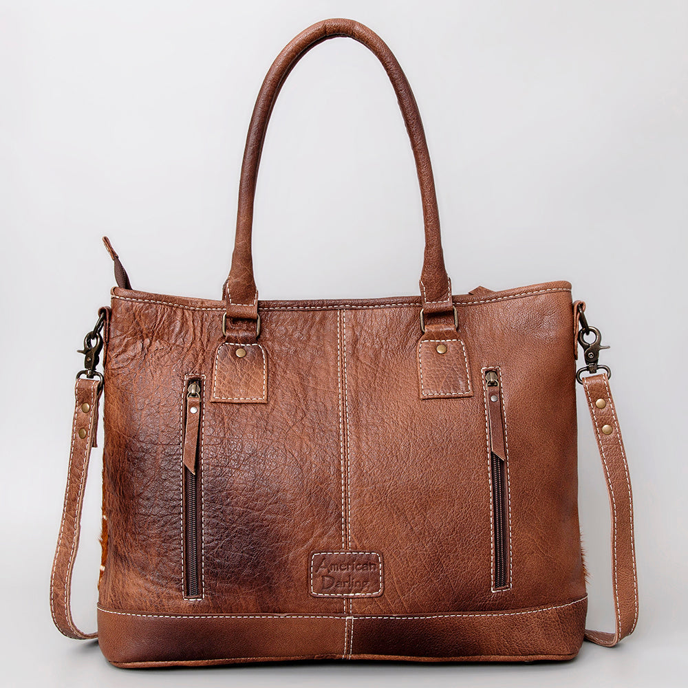 American Darling Hair-On Genuine Leather Hobo Bag