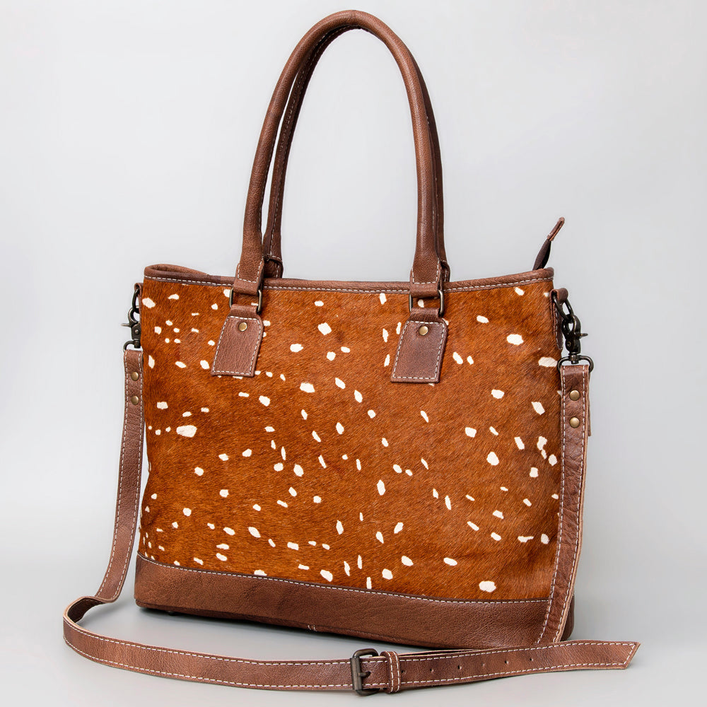 American Darling Hair-On Genuine Leather Hobo Bag
