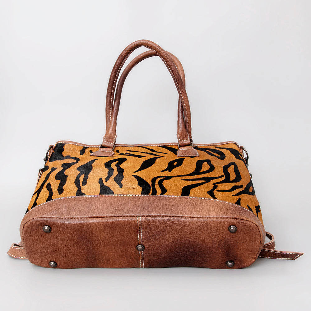 American Darling Hair-On Genuine Leather Hobo Bag