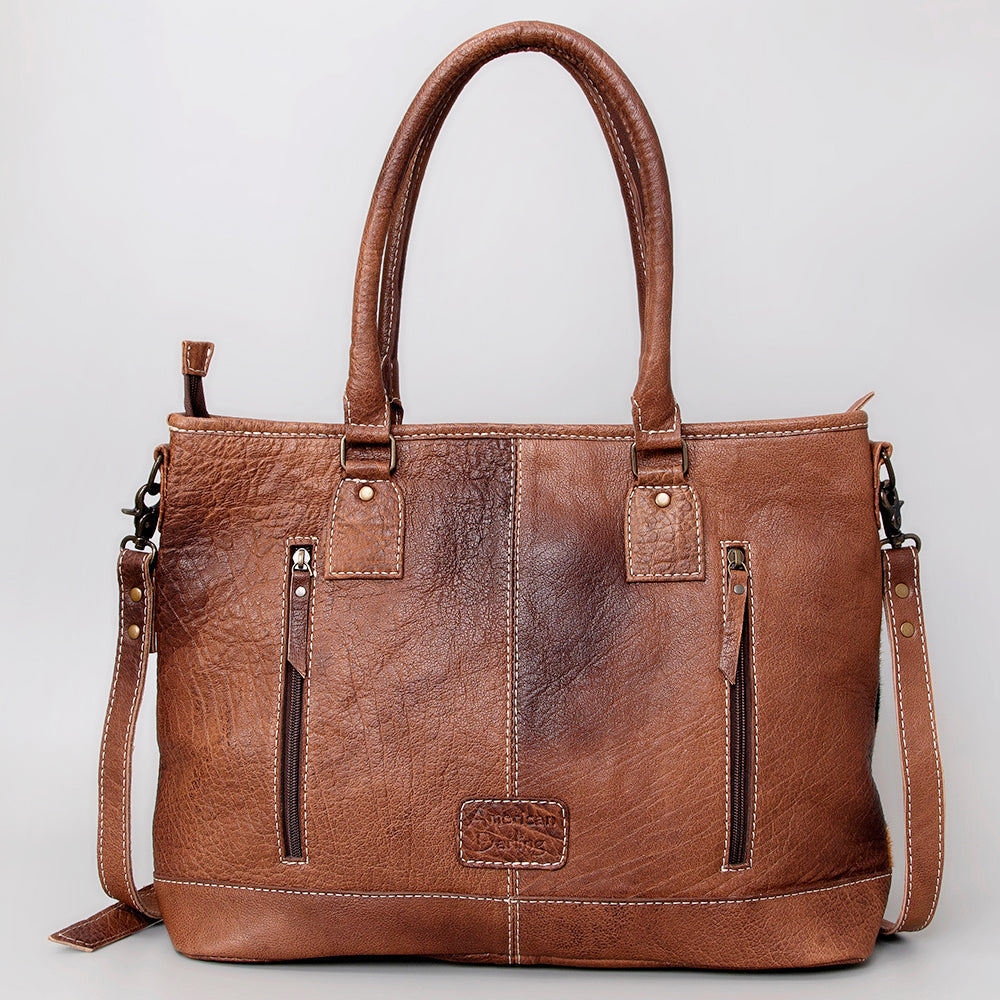 American Darling Hair-On Genuine Leather Hobo Bag