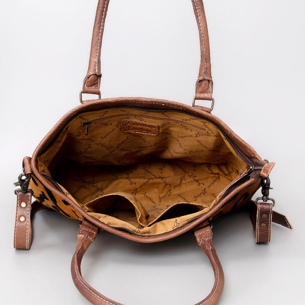 American Darling Hair-On Genuine Leather Hobo Bag