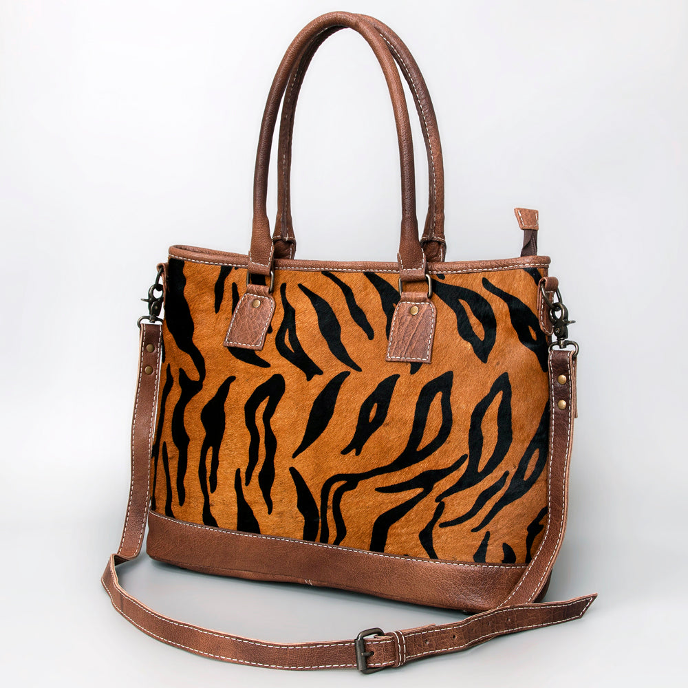 American Darling Hair-On Genuine Leather Hobo Bag