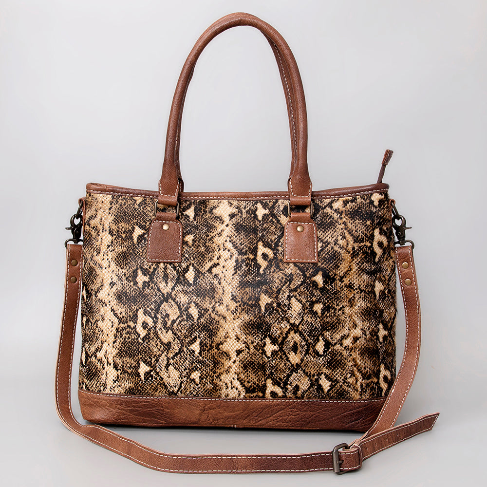 American Darling Hair-On Genuine Leather Hobo Bag
