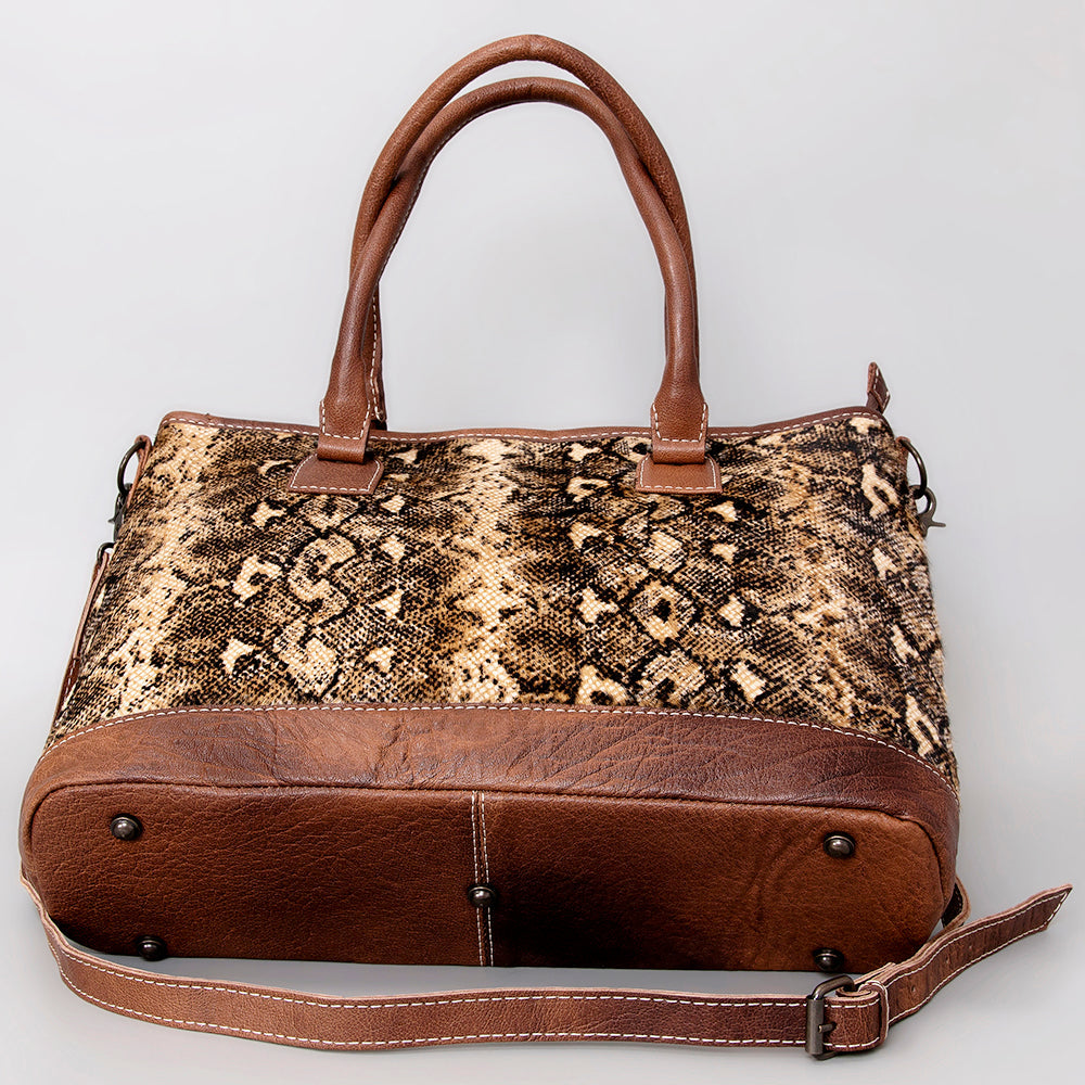 American Darling Hair-On Genuine Leather Hobo Bag