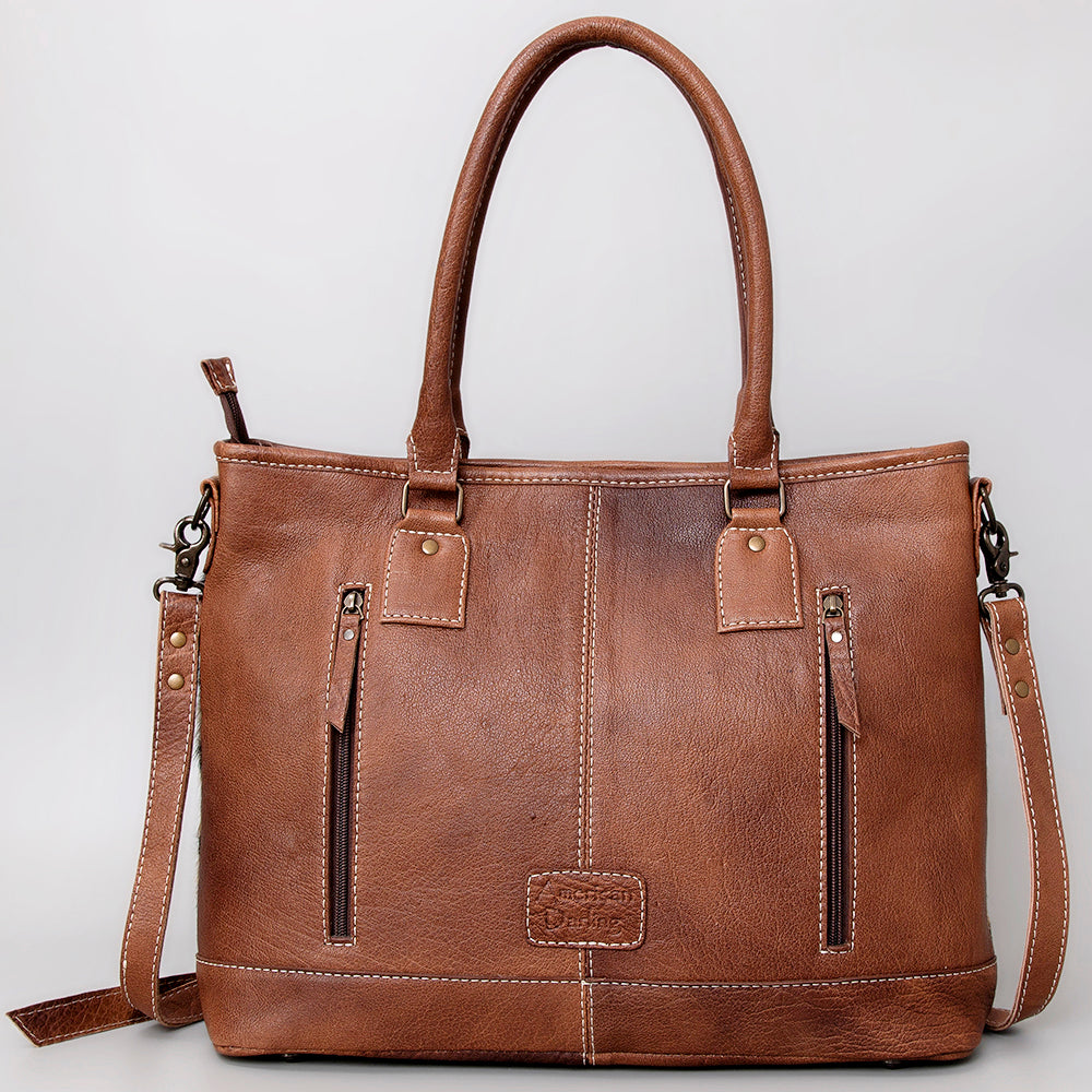 American Darling Hair-On Genuine Leather Hobo Bag