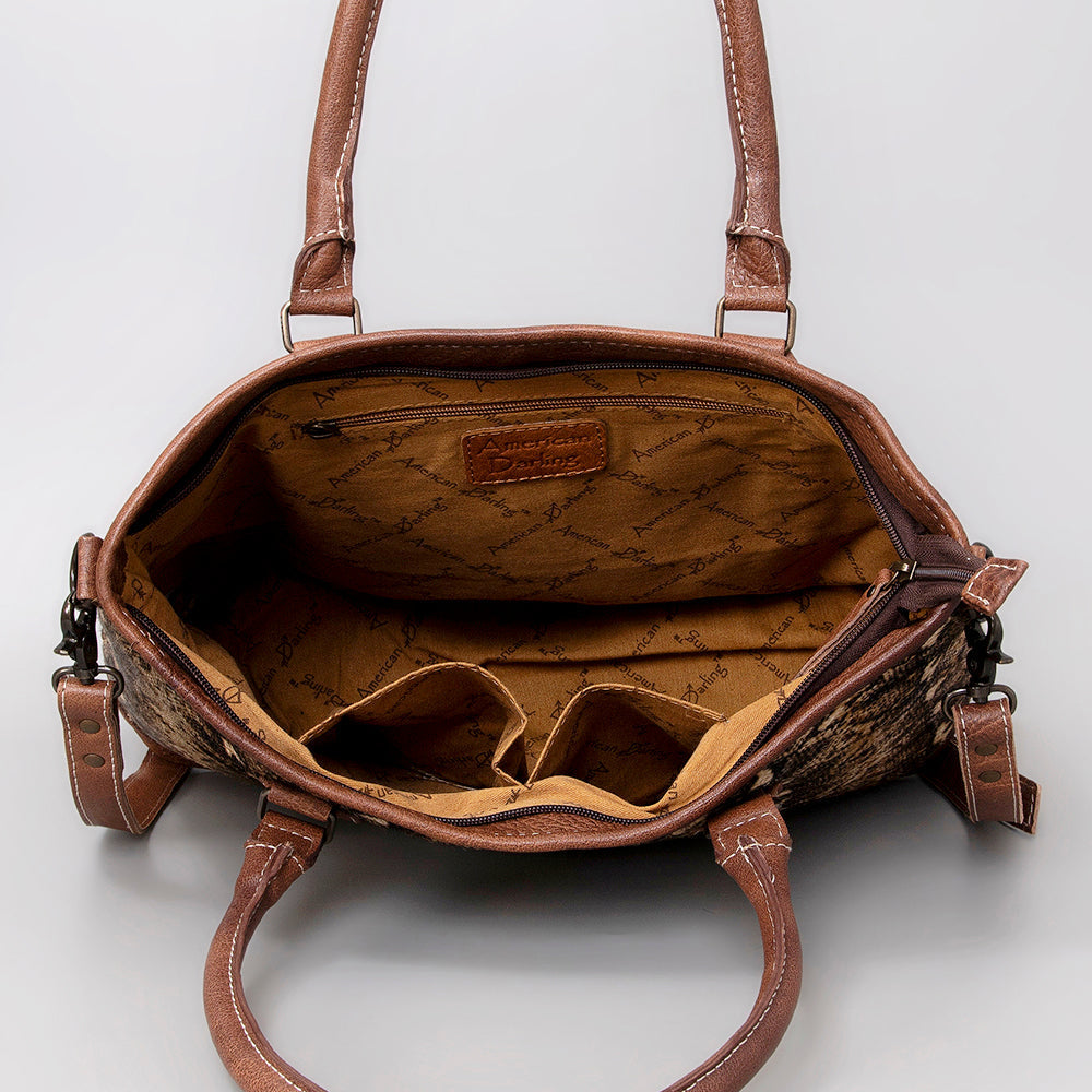 American Darling Hair-On Genuine Leather Hobo Bag