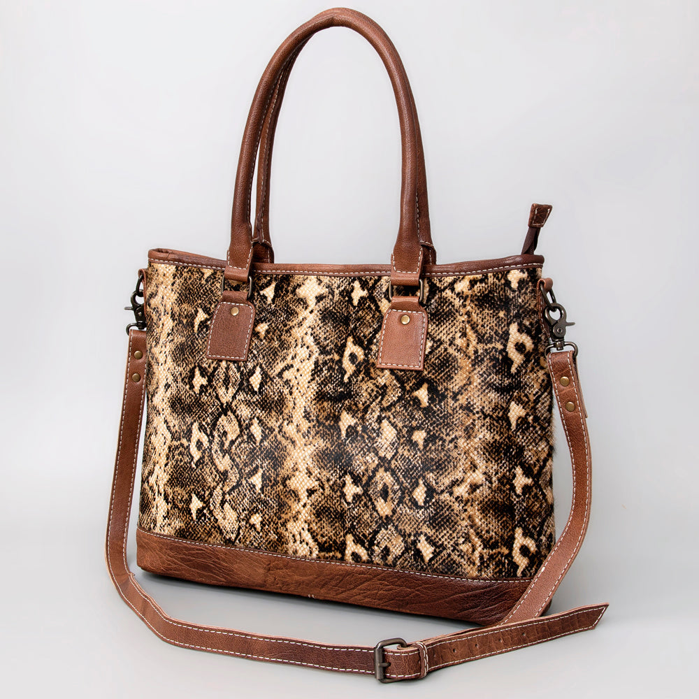 American Darling Hair-On Genuine Leather Hobo Bag